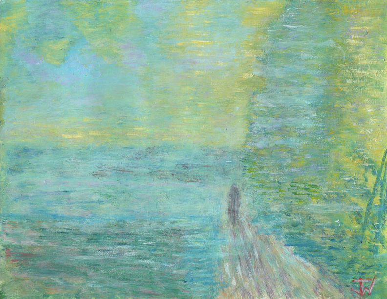 Claude Monet-1887-Foggy Path
