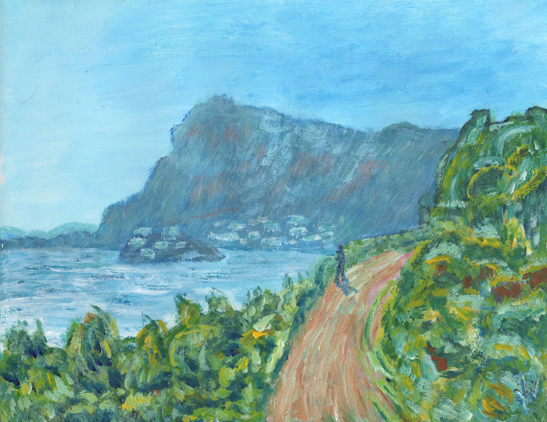 Claude Monet-Corniche of Monaco