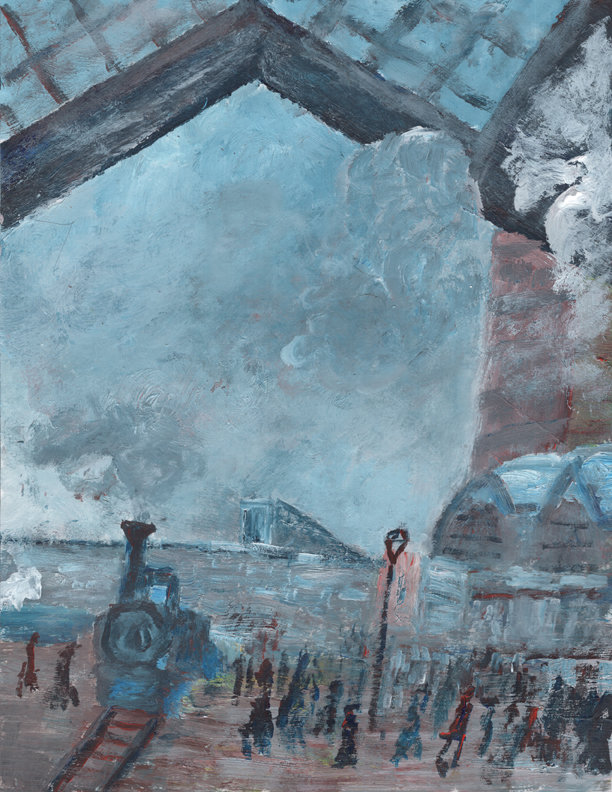 Claude Monet-Gare Saint Lazare