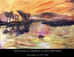 Soleil Levant, Un Impression- After Claude Monet