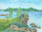Georgian Bay Summer 1955 by Goodridge Roberts