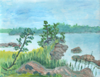 Georgian Bay Summer 1955 by Goodridge Roberts
