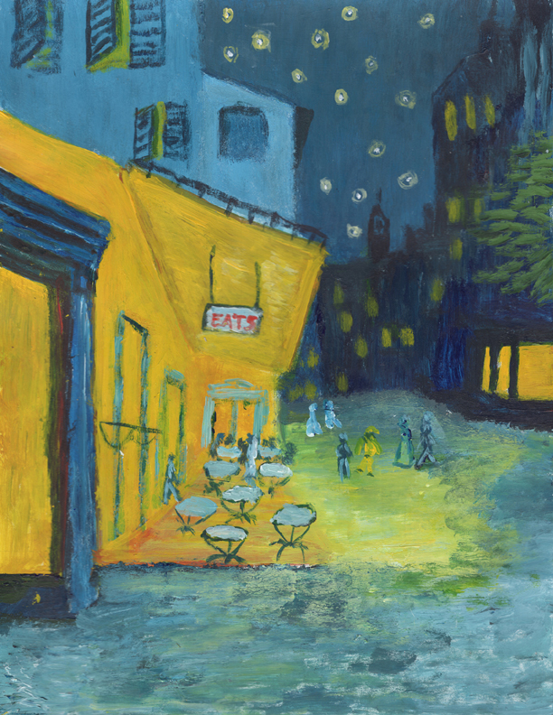 Van Gogh's Cafe Terrace at Night