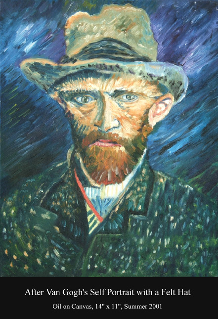 Van Gogh's Self Portrait in a Felt Hat
