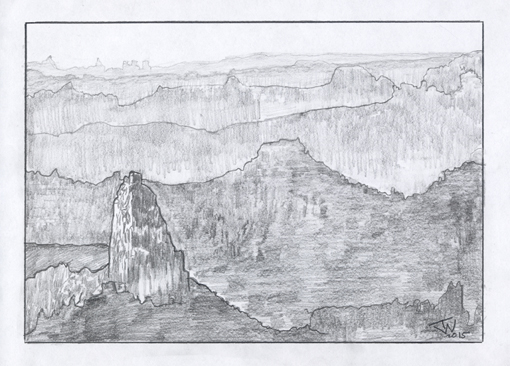 Copy of Ansel Adams Photograph of the Grand Canyon