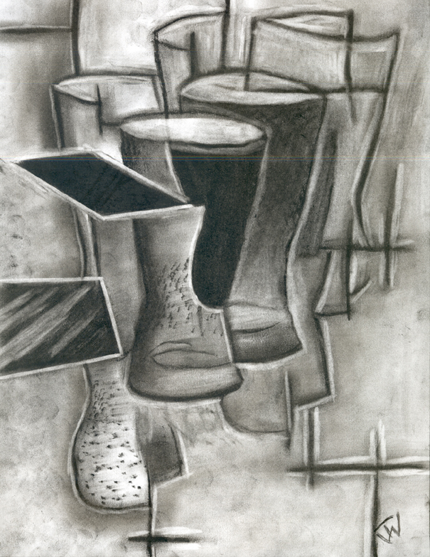 Beer Glass Cubism, March 2016