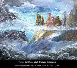 Torres del Paine, Chilean Patagonia in Wax