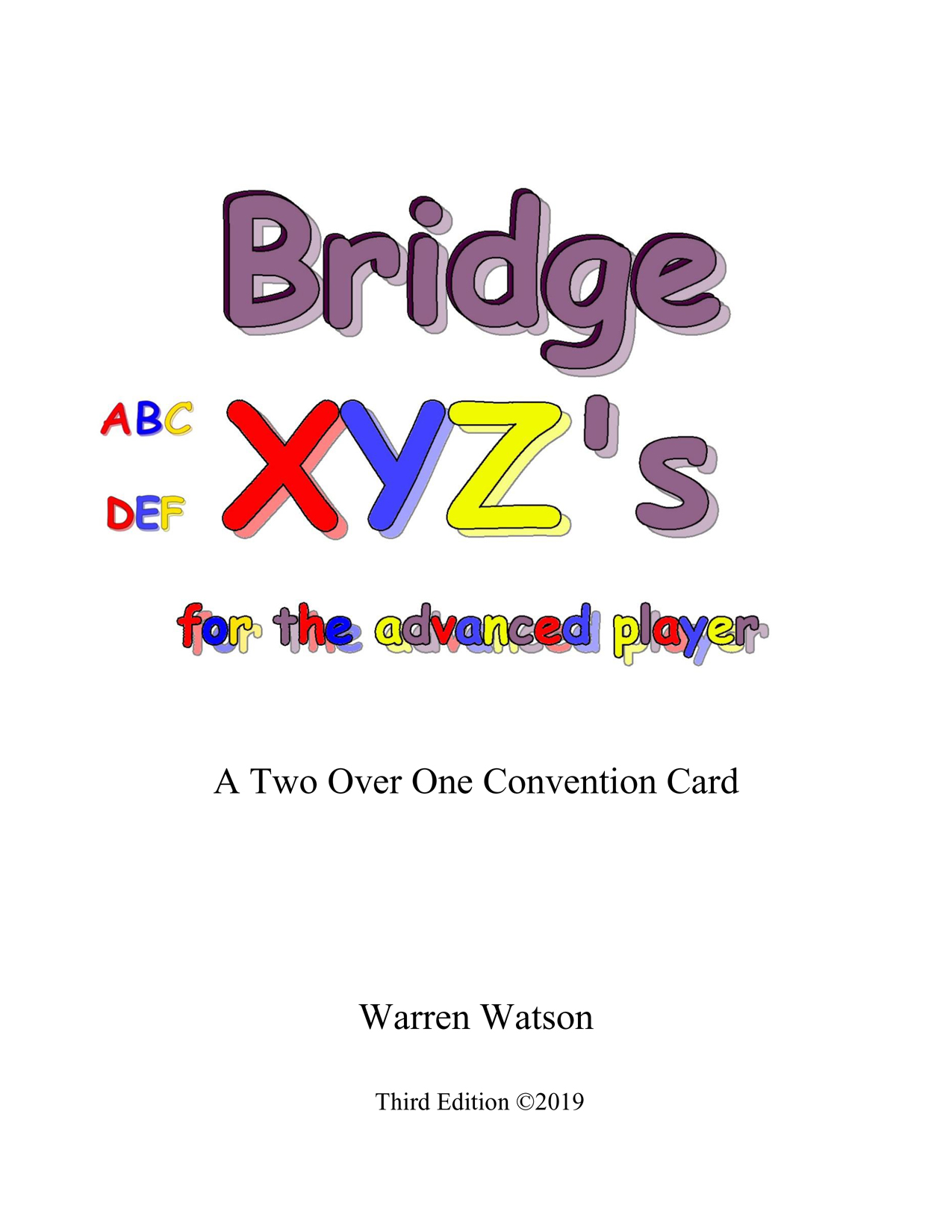 The third book of the alphabet trilogy